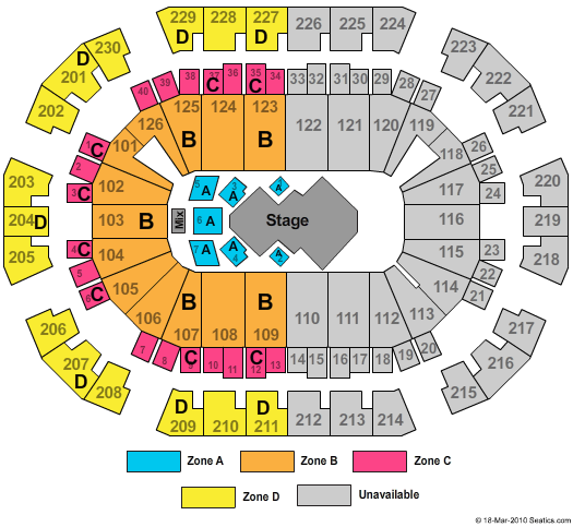 Save Mart Center Seating Chart